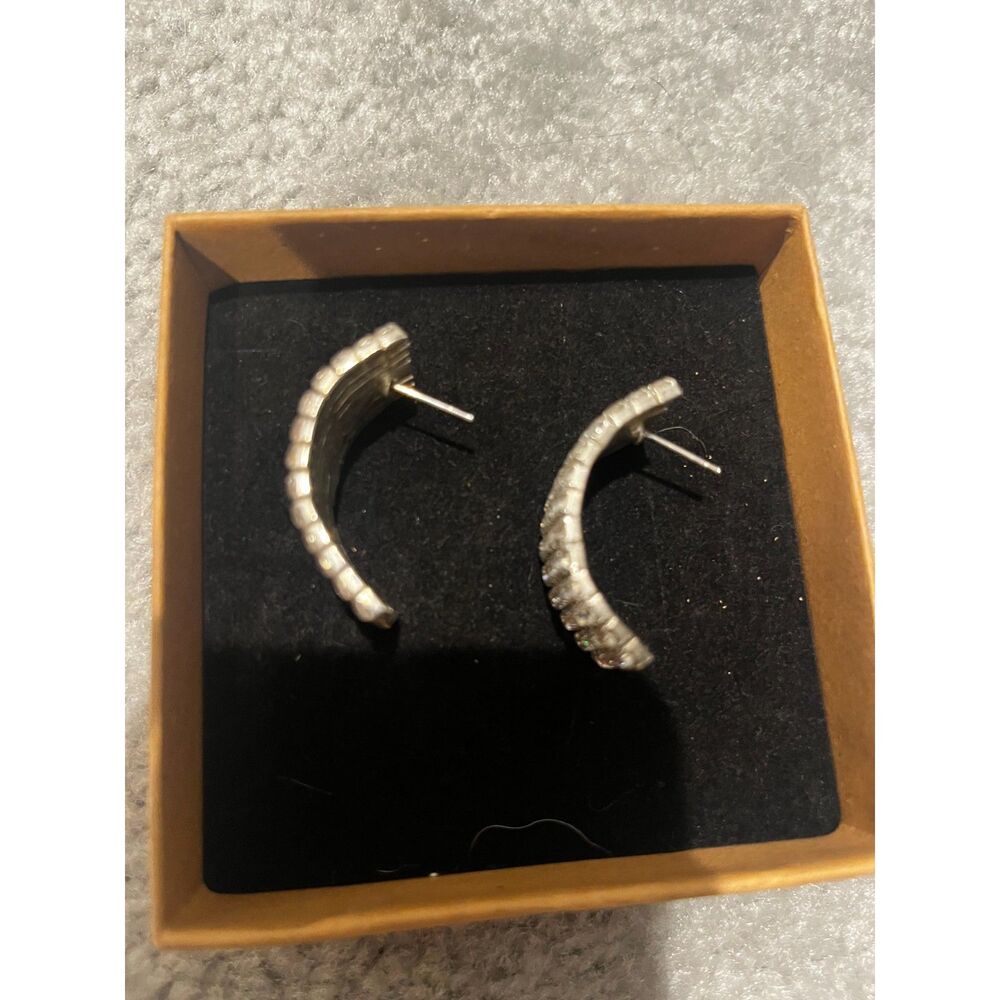 Sparkle White American Diamond Earrings - Picture 2 of 4